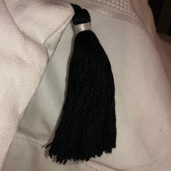 Rae Dunn | MR. & MRS. Decorative Pillow w/ Tassels - Picture 8 of 8